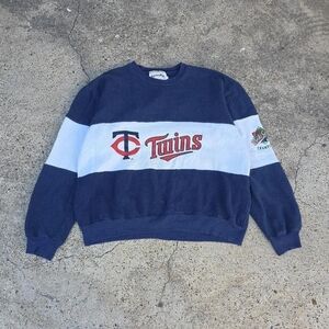 Minnesota Twins Nutmeg Mills 1987 World Series Champions Sweatshirt Size Large